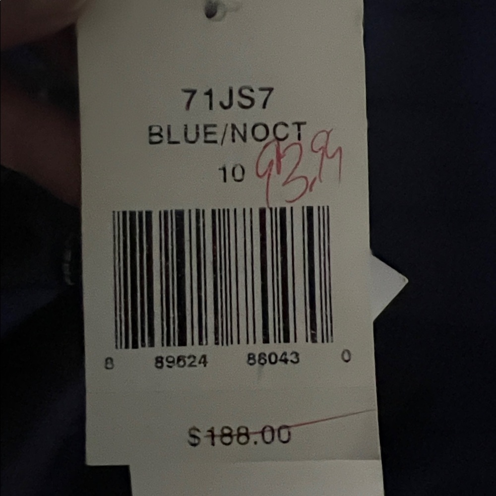 French Connection Navy and Royal Blue Midi Dress - Picture 4 of 4